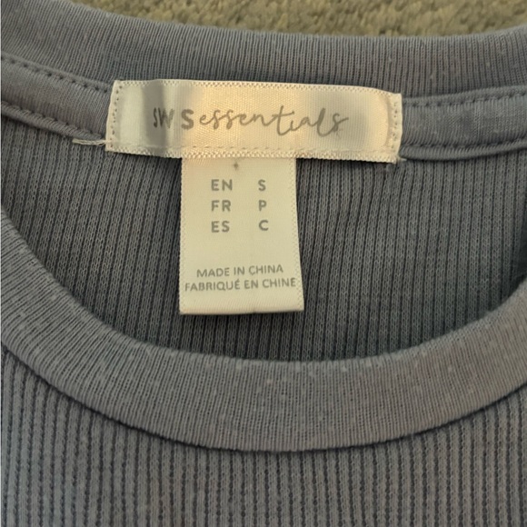 Croptop baby blue/grey - Picture 2 of 2